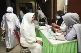 Inovasi Baru, JCH Nasabah BRK Syariah Tanjungpinang Ikuti Praktik Manasik Haji