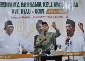 Buka Puasa Bersama PWI&ndash;IKWI Riau, Perkuat Sinergi Wartawan, Pemerintah dan Stakeholder
