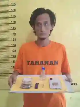 Polsek Kelayang Ringkus Dua Pelaku Penyalahgunaan Narkotika, BB Belasan Gram Sabu