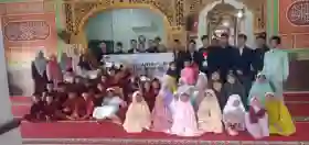 Pesantren Kilat Dua Pekan Digelar di SDN 020 Bagan Jawa, Santri IBS Riau Beri Pembinaan Keagamaan 
