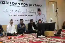 PWI Pusat Gelar Takziah dan Doa Bersama, Sekjen Zulmansyah Sekedang Dikenang Sosok Total dan Berdedikasi