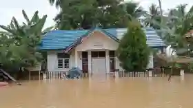 Sungai Kuantan Meluap, Ratusan Rumah Terendam, Daerah Hilir Diminta Waspada, BPBD Koordinasikan Kondisi Kebencanaan 