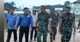  Bupati Sambut Kunjungan Dandrem 031/Wirabima di Makodim Kuansing