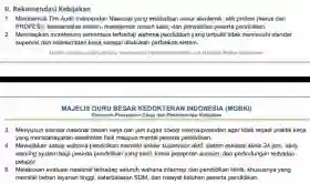 Dokter Internship Meninggal, Majelis Guru Besar Kedokteran Indonesia Desak Bentuk Tim Audit