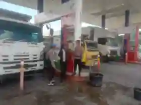 Polsek Tanah Putih Lakukan Monitoring Stok BBM Di SPBU ,Distribusi Tetap Stabil. 