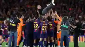 Barcelona Juara Liga Spanyol Usai Hajar Real Madrid di El Clasico, Hansi Flick: Saatnya Merayakan!