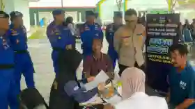 Polres Dumai Luncurkan Program Jalur,CKG Untuk Warga Dan Bantuan Pangan
