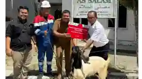 Tujuh Masjid dan Musholla di Riau Terima Bantuan Kurban dari PGN  