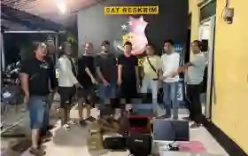 Dua Pelaku Curat Kantor Desa Teluk Berumbun Rohil Di Ciduk Tim Resmob Polres Rohil.