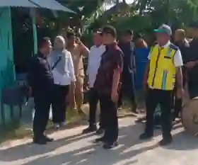 Wali Kota Pekanbaru Agung Nugroho Tinjau Jembatan Amblas di Rumbai, Akses Darurat Segera Dibangun