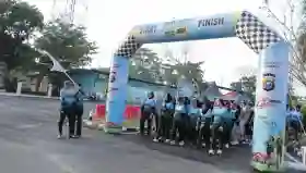  Kapolres Rohil Ajak Masyarakat Lawan Karhutla Melalui Road to Riau Bhayangkara Run 2026