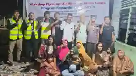 Warga Rantau Bais dan Desa Pinggir Nikmati Akses Air Bersih Program PHR dan Dompet Dhuafa Riau 