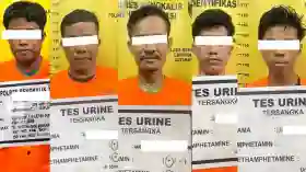 Kadus di Bengkalis Diduga Pesta Narkoba Bersama PNS Satpol PP Hingga Mahasiswa, Urine Positif 