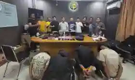 Sindikat Curanmor Spesialis Keyless NMAX Lintas Wilayah Digulung Polres Siak, Semua Pelaku Positif Sabu