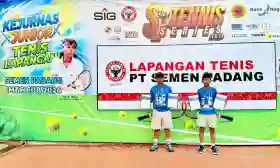 Kakak Beradik Asal Siak Borong Enam Emas Kejurnas Tenis Junior di Padang