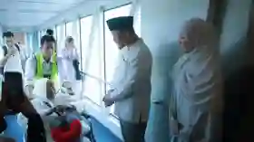 Wako Agung Nugroho Sambut Kedatangan Jemaah Haji Asal Kota Pekanbaru  