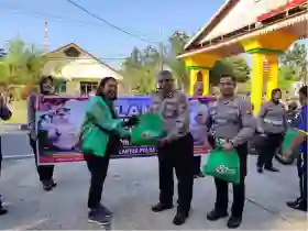 HUT Bhayangkara ke-80 Polda Riau Resmikan Rest Area Ojol dan Bagikan Sembako