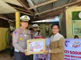 Polres Indragiri Hulu Gelar Bakti Sosial HUT Bhayangkara  Ke-80
