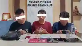 Undercover Buy, Pengedar Narkoba Jaringan Pinggir dan Siak Diciduk, Empat Orang Ditangkap   