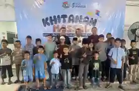  Ditargetkan 100, Peserta Sunat Massal Gratis RJIC Dikuti 171 Anak