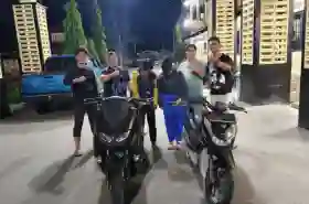 Pasangan Kekasih Diduga Curi Motor di Parkiran RSUD Bengkalis Diringkus Polis