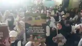 Tuntut MBG Tetap Lanjut, 1.500 Pegawai SPPG Geruduk Kantor Bupati Tangerang