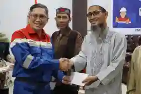 Peduli Masyarakat Sekitar Operasi, PHR Salurkan 400 Paket Sembako Murah ke 4 Desa di Kecamatan Pinggir Bengkalis