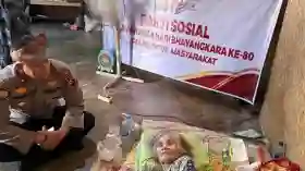  Sambut Hari Bhayangkara ke-80, Polsek Tanah Putih Salurkan Bantuan Sosial kepada Warga Kurang Mampu