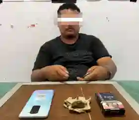  Edar Ganja, Pria di Batsol Bengkalis Digaruk Polisi