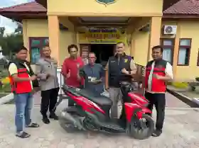 Ungkap Pencurian Kotak Amal, Polsek Pujud Temukan Motor Hilang Milik Ustadz