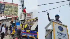 Kabel Internet Semraut, Anggota DPRD Dumai Langsung Potong, Wawako Dumai Turun ke Lokasi  