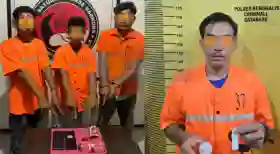  Termasuk Oknum Security Dispersip, Polisi Gulung Empat Pengedar Perusak Saraf di Bengkalis