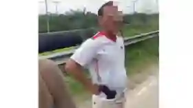 Polisi Tangkap Pria Koboi yang Acungkan Pistol di Kemacetan Jalan Lintas Rohil Riau