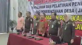  Kejari Pelalawan Sosialisasikan Jaga Desa untuk Perkuat Akuntabilitas Pemerintahan Desa