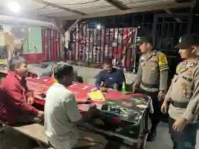  Polsek Tanah Putih Gelar KRYD Malam Hari, Ciptakan Situasi Kamtibmas Aman dan Kondusif