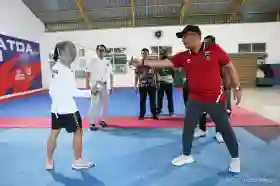 Kunjungi Pelatnas Empat Cabor, CdM Todotua: Siapkan Fisik, Mental, dan Teknis