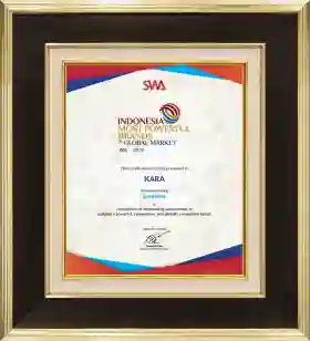 Tangguh Hadapi Tantangan Global, KARA Raih Penghargaan 'Indonesia&rsquo;s Most Powerful Brands in the Global Market 2026' dari Majalah SWA
