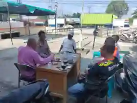  Polsek Tanah Putih Intensifkan Sambang Warga, Dorong Siskamling dan Cegah Karhutla