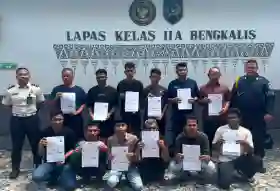  113 Warga Binaan Lapas Bengkalis Bebas dan Cuti Bersyarat