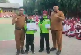 Siswa SDN 006 Pangkalan Kerinci Juara I O2SN Senam Artistik Tingkat Provinsi Riau