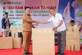 Bantu Urus Taspen ASN Pensiun, Bupati Asmar Puji Layanan BRK Syariah Selatpanjang