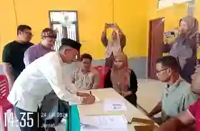  Yusmardi S.IP Resmi Mendaftarkan Diri sebagai Calon Penghulu Teluk Berembun