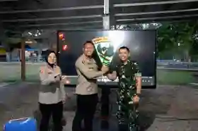 Kapolres Siak Kunjungi Markas Yonif 851 BBC Pererat Sinergitas TNI Polri
