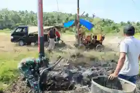Jawab Krisis Air Bersih, TMMD Ke-129 Kodim 1505/Tidore Bangun Sumur Bor