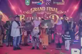 Rafi dan Reni Silviani Dinobatkan sebagai Bujang dan Dara Bengkalis 2026