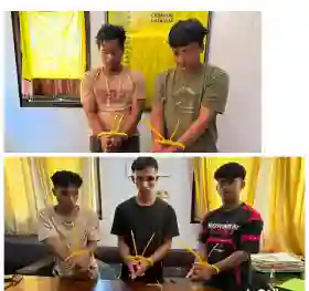 Sebulan Menjabat, Kanit Reskrim Polsek Batang Cenaku Inhu Amankan 5 Tersangka Narkoba