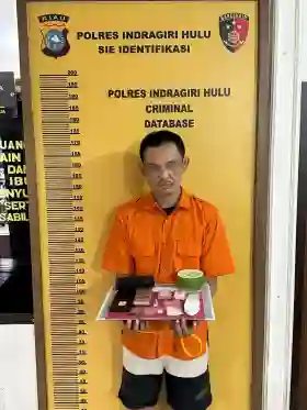 Dalam Semalam Satres Narkoba Polres Inhu Gulung Empat Tersangka, Mulai Dari Oknum PNS Hingga Oknum Satpam