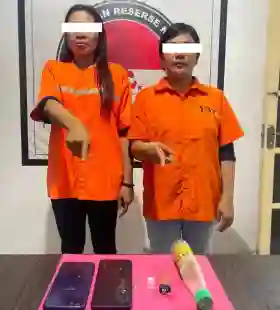 Diduga Pengedar Sabu, Dua Perempuan di Bengkalis Ditangkap