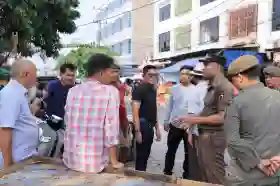 Jalan Teratai Pekanbaru Segera Diaspal, Ratusan Pedagang Diminta Segera Relokasi