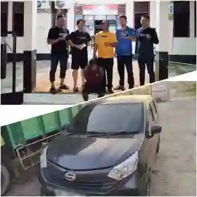 Polsek Minas Bekuk Pencuri Mobil Penjual Cendol di Selensen
